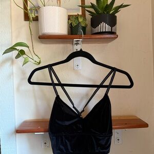 Beyond Yoga Black Crop Top